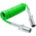 Commercial Truck 7-Way Trailer Electrical Cord Assembly (Straight & Coiled) - Image 2