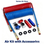 Commercial Truck Coiled Air Brake Lines & 7-Way Electrical Cord Series (12FT / 15FT) - Image 4
